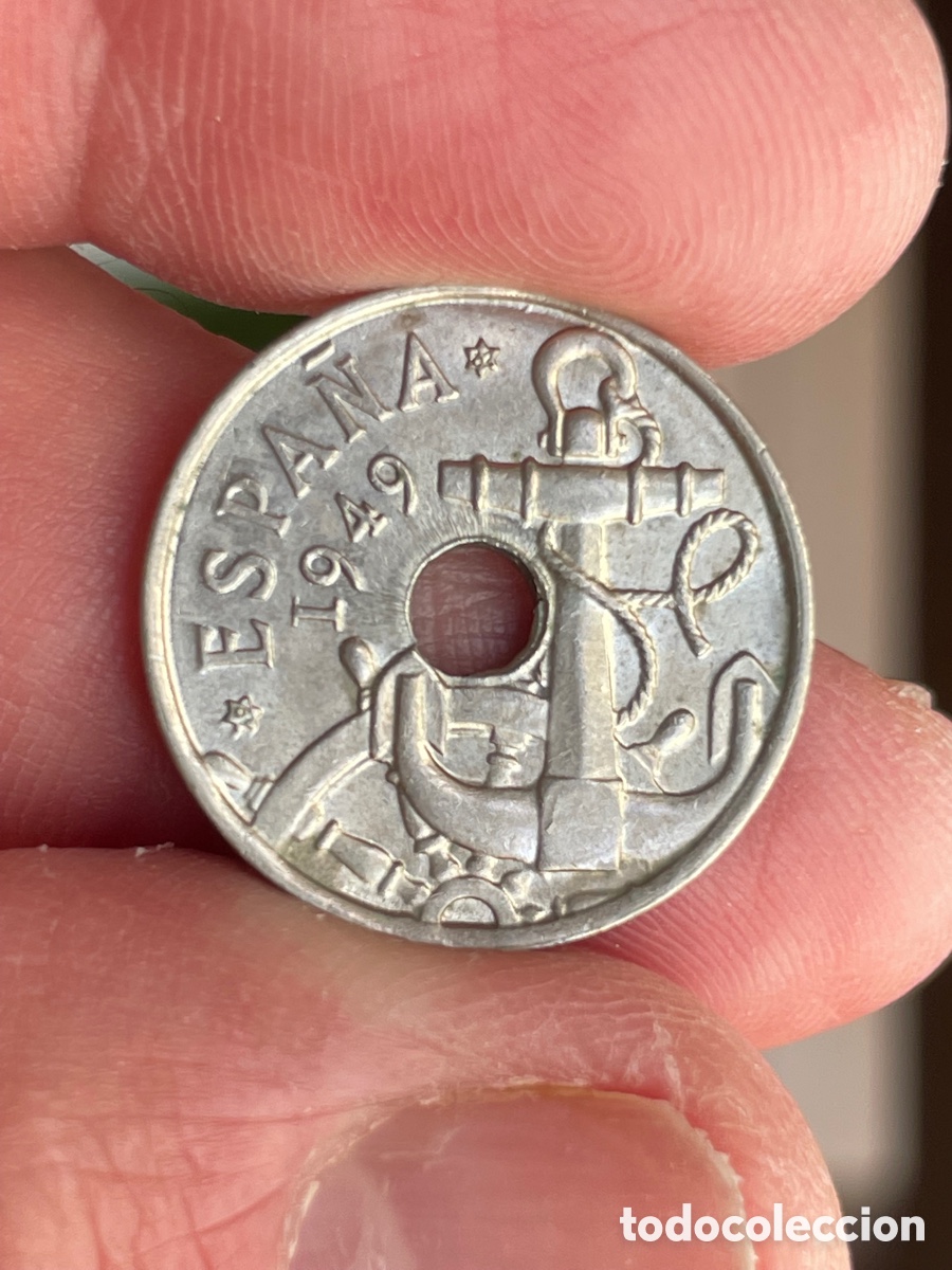 Monedas Franco: Lote de 50 centimos de 1949 y 63. SC - Foto 3
