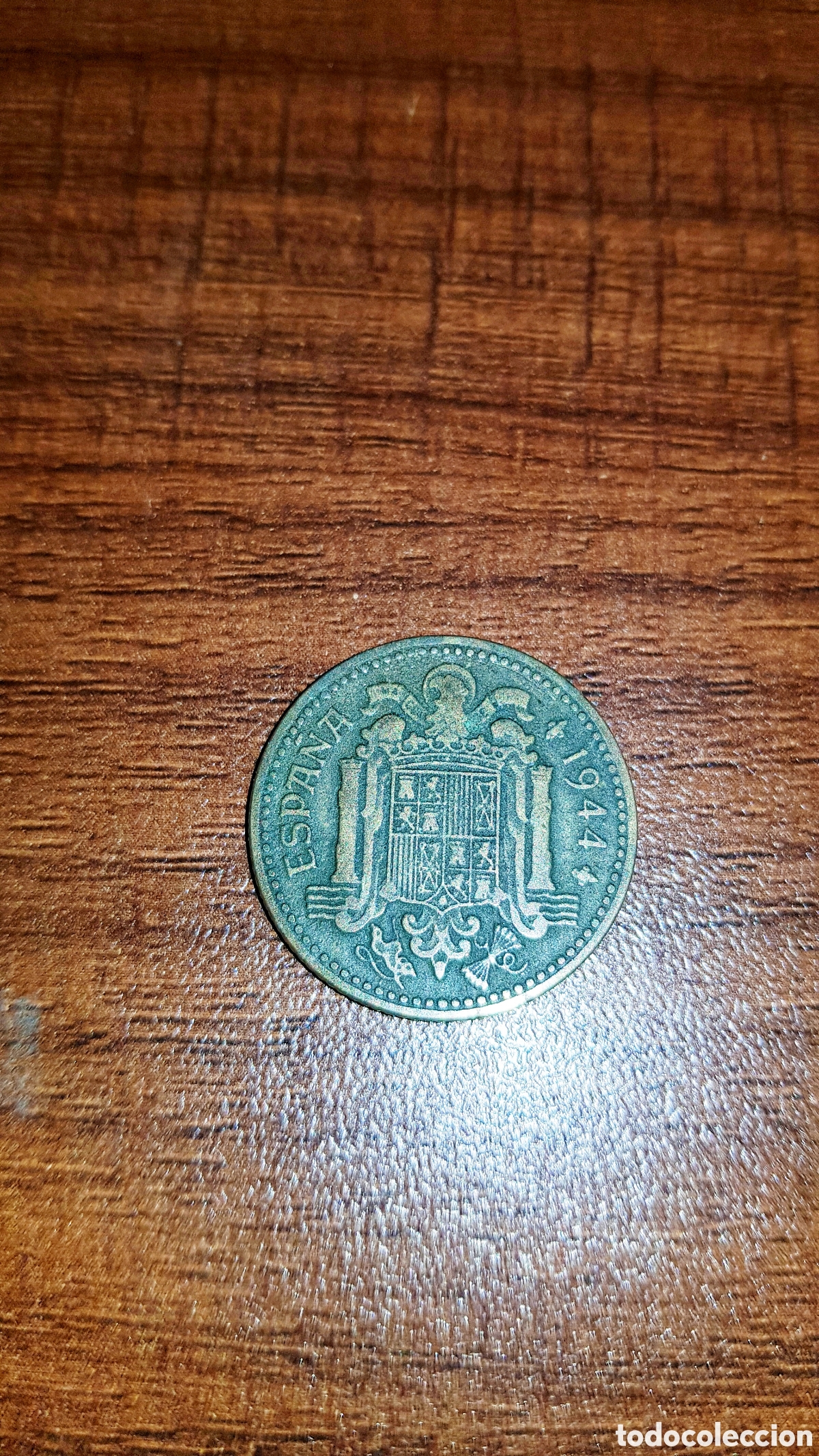 Monedas Franco: 1 Peseta 1944 ECB - Foto 2