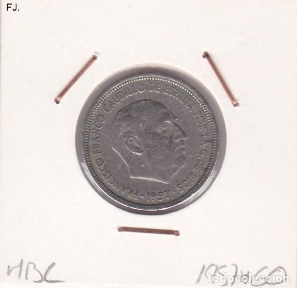 Monedas Franco: Moneda 5 Ptas 1957*60 E Espa&ntilde;ol. Mbc. - Foto 1