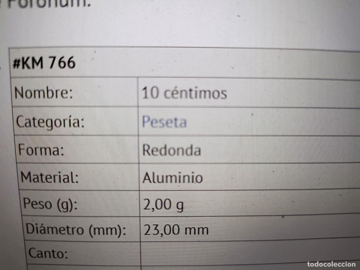 Monedas Franco: Moneda 10 centimos 1945 - Foto 3