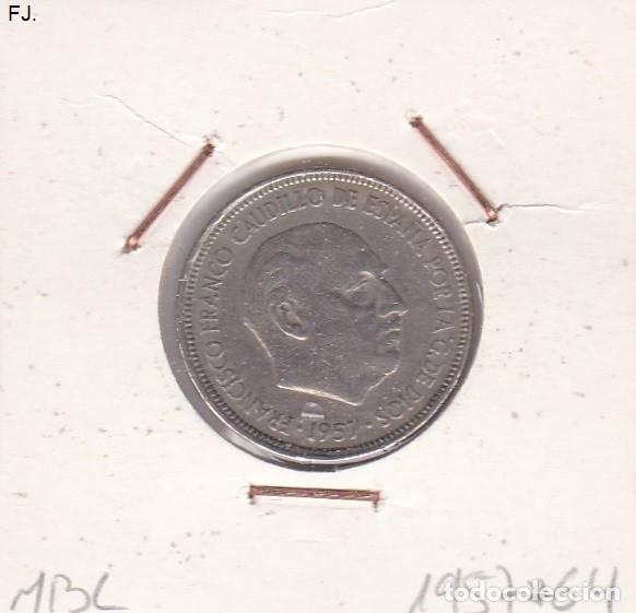 Monedas Franco: Moneda 5 Ptas 1957*64 E Espa&ntilde;ol. Mbc. - Foto 1