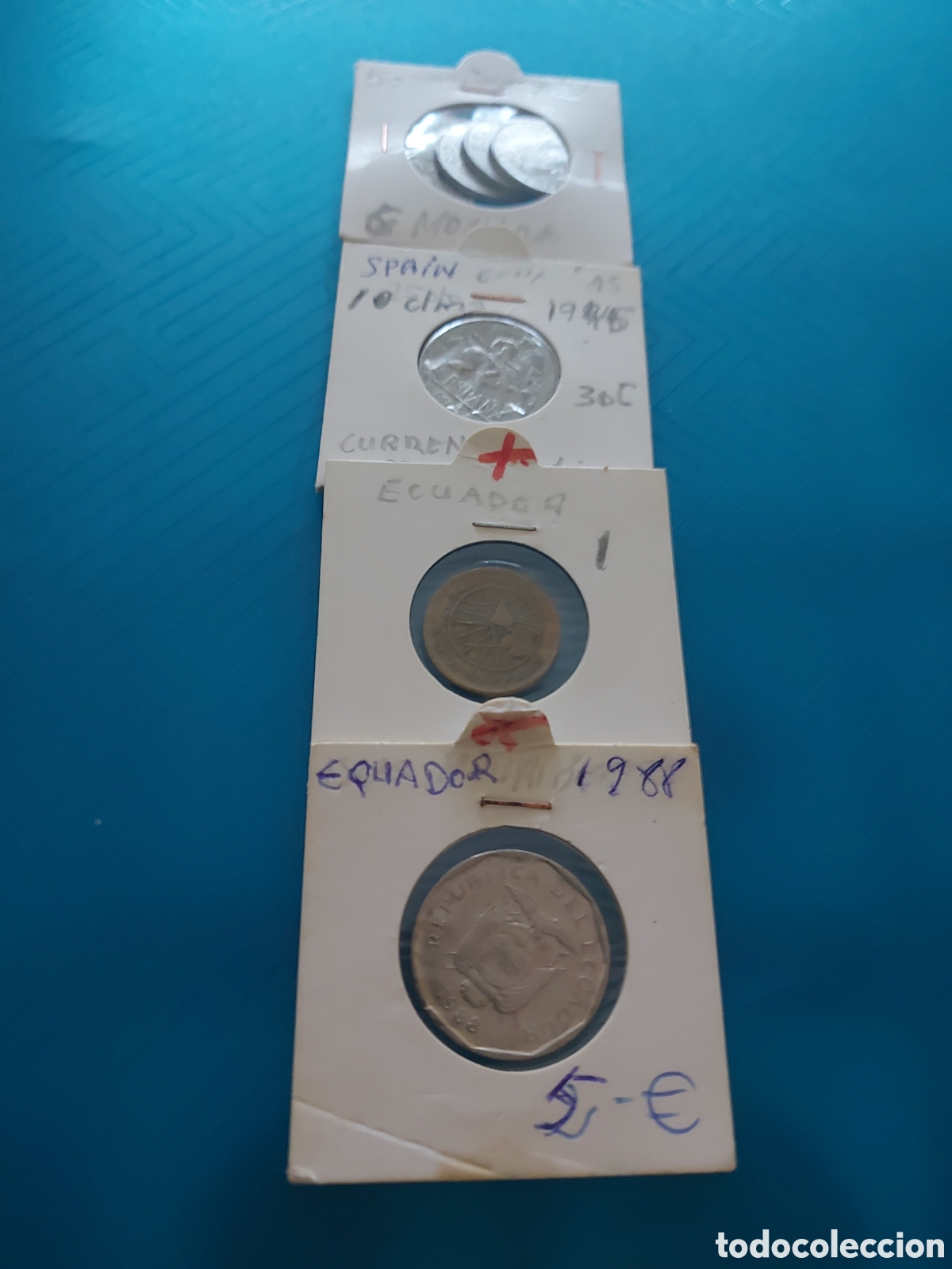 Monedas Franco: 6de Espa&ntilde;a y2 Ecuador - Foto 1