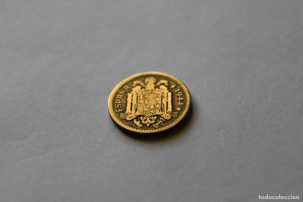 Monedas Franco: Moneda 1 peseta 1944 - Foto 2
