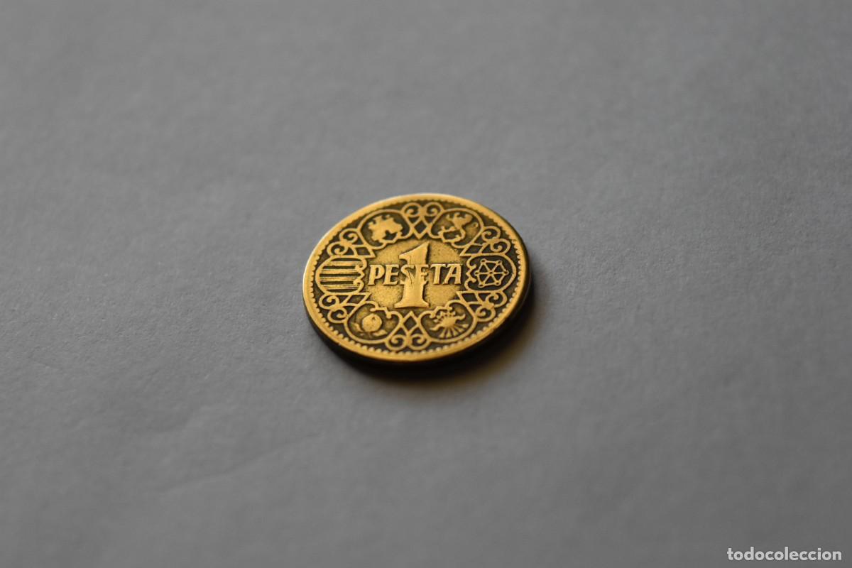 Monedas Franco: Moneda 1 peseta 1944 - Foto 1