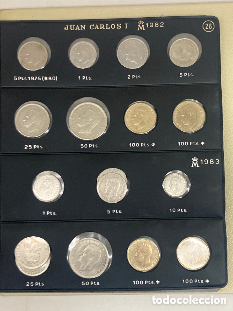 Monedas Franco: Colecci&oacute;n de monedas M 1982 M 1983 - Foto 1