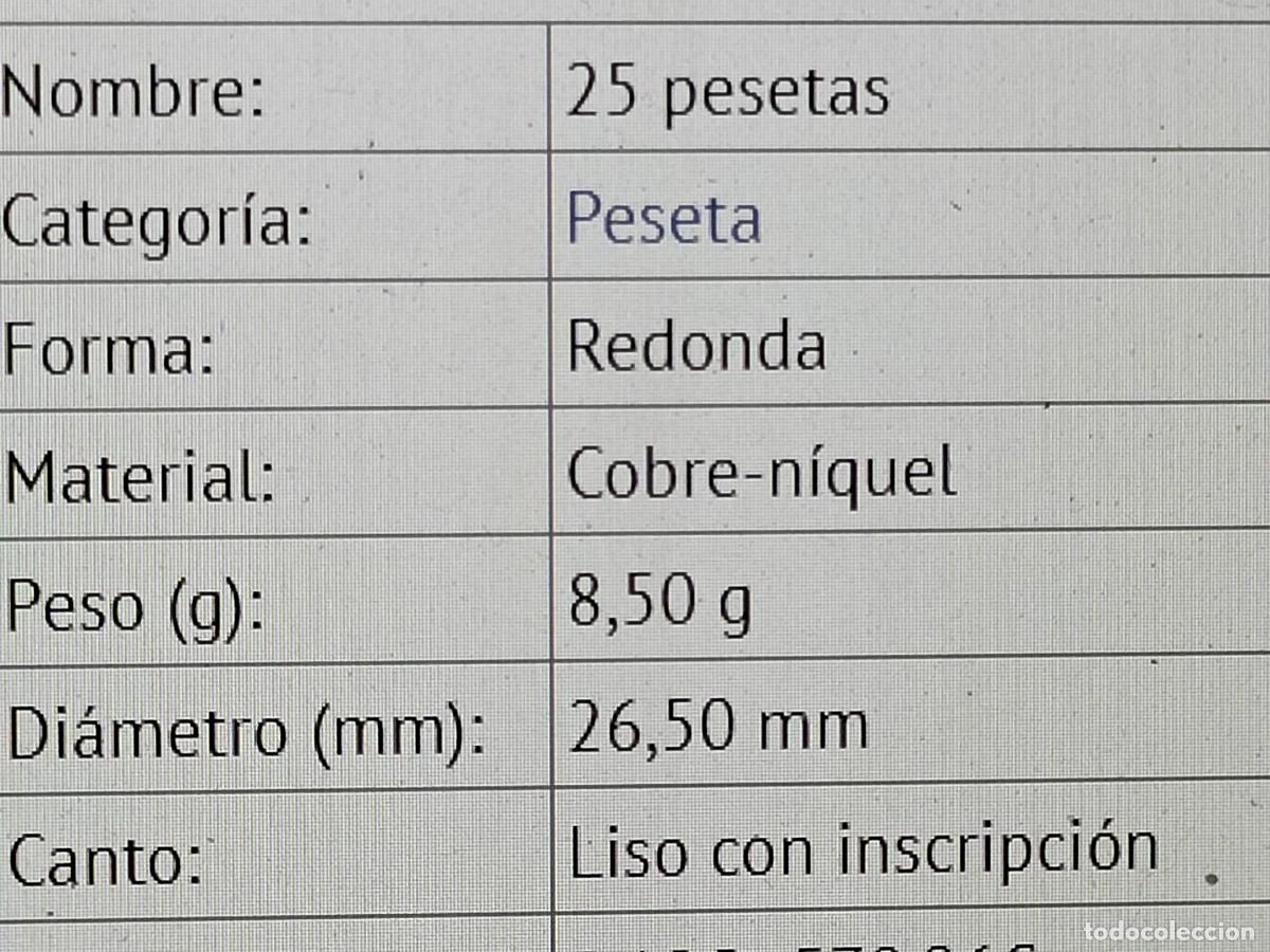 Monedas Franco: Moneda 25 pesetas 1957 - Foto 3