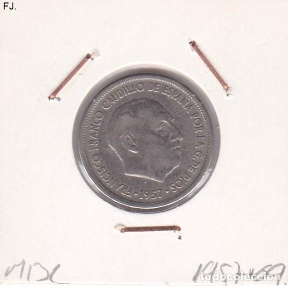 Monedas Franco: Moneda 5 Ptas 1957*69 E Espa&ntilde;ol. Mbc. - Foto 1