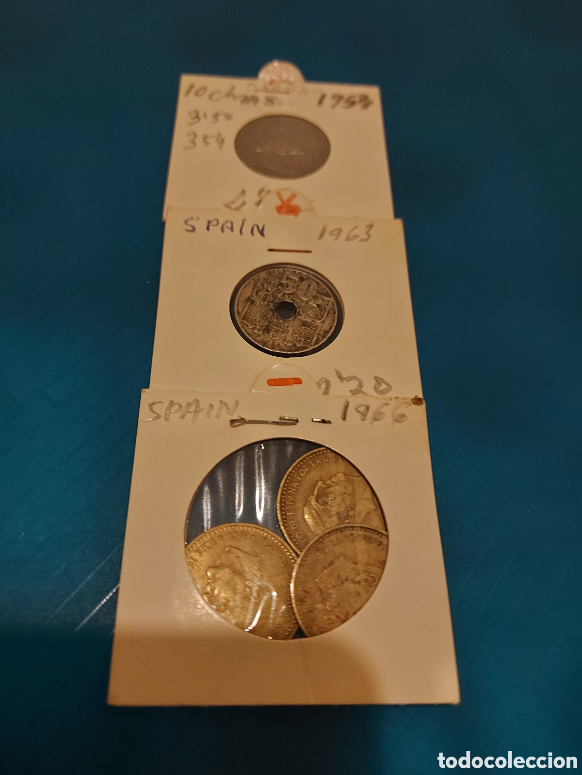 Monedas Franco: 5monedas deEspa&ntilde;a - Foto 1