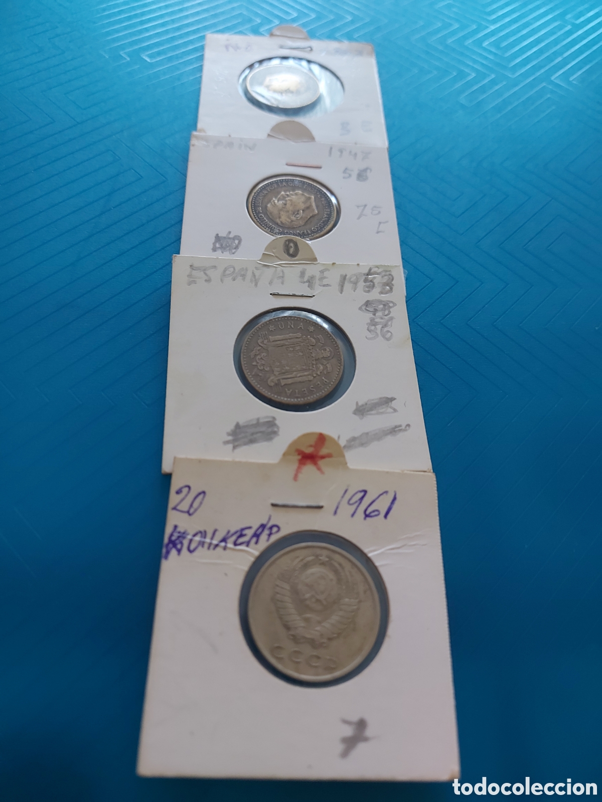 Monedas Franco: 3antiguasy20koheek1961 - Foto 1