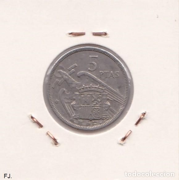 Monedas Franco: Moneda 5 Ptas 1957*73 E Espa&ntilde;ol. Mbc. - Foto 2