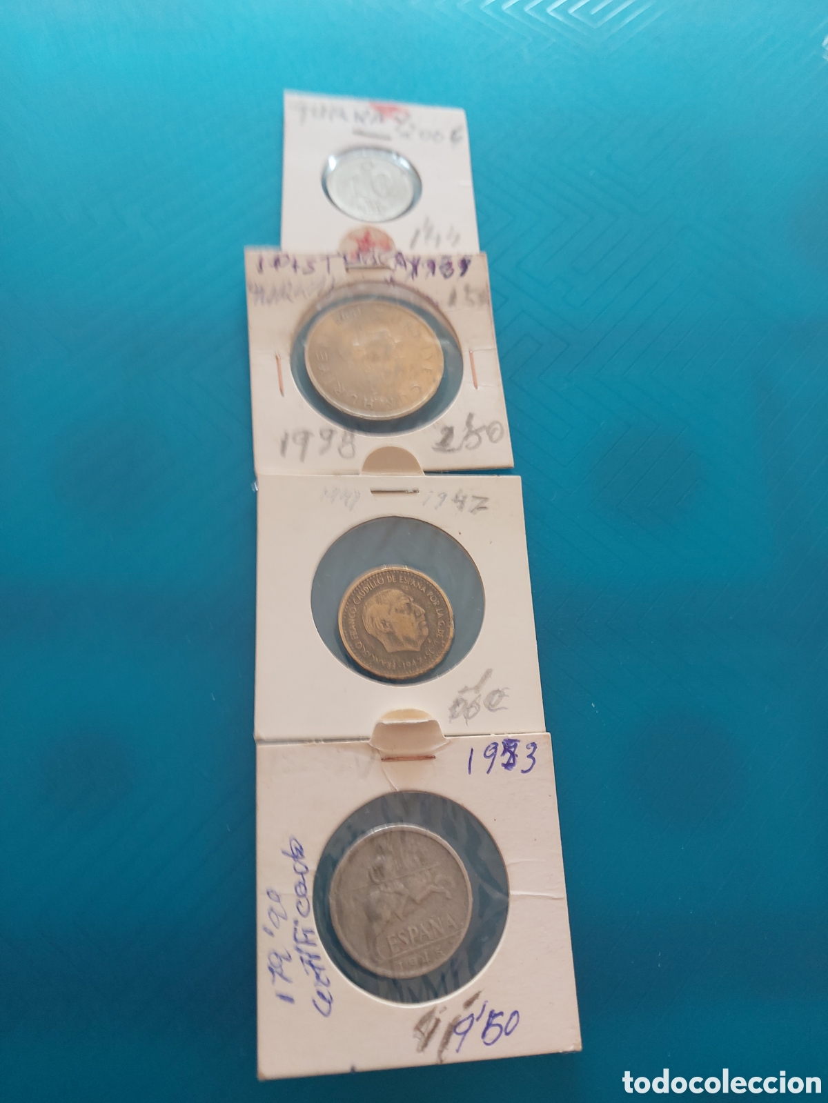 Monedas Franco: 2deEspa&ntilde;a2Turkia - Foto 2