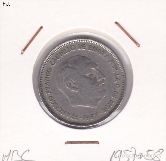 Monedas Franco: Moneda 25 Ptas 1957*58 E Espa&ntilde;ol. Mbc. - Foto 1