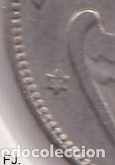 Monedas Franco: Moneda 25 Ptas 1957*70 E Espa&ntilde;ol. Mbc. - Foto 3