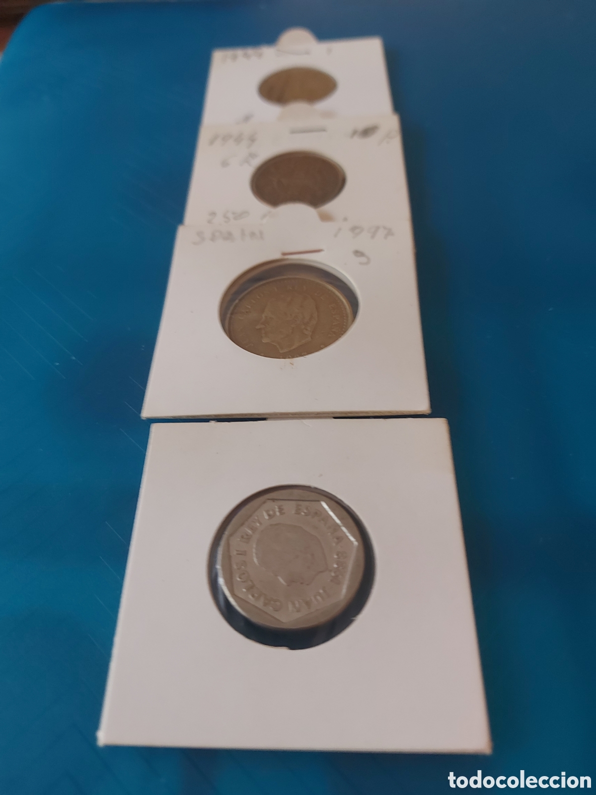 Monedas Franco: 2antiguas y 2mas enper - Foto 1