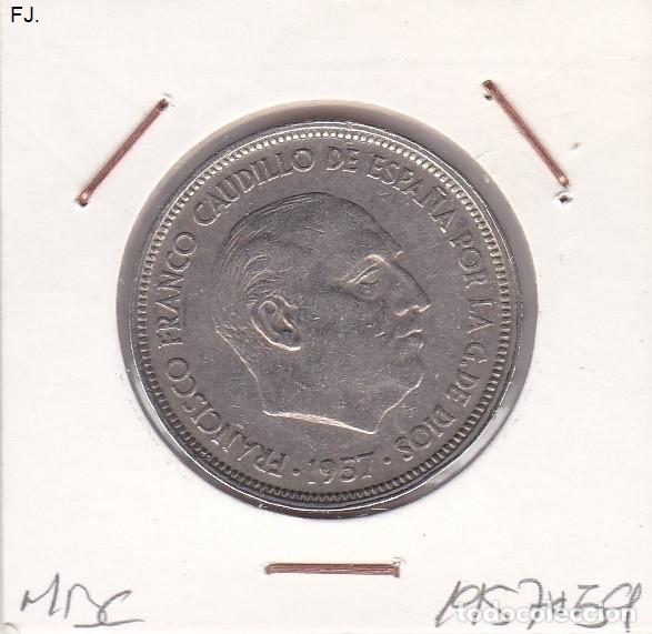 Monedas Franco: Moneda 50 Ptas 1957*59 E Espa&ntilde;ol. Mbc. - Foto 1