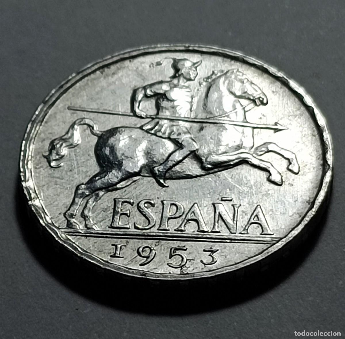 Monedas Franco: Moneda 10 centimos 1953 - Foto 1