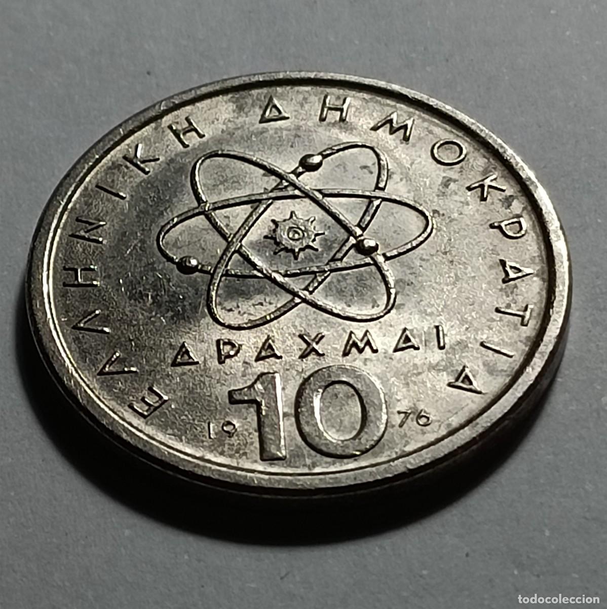 Monedas Franco: Moneda 10 dracmas 1976 - Foto 1