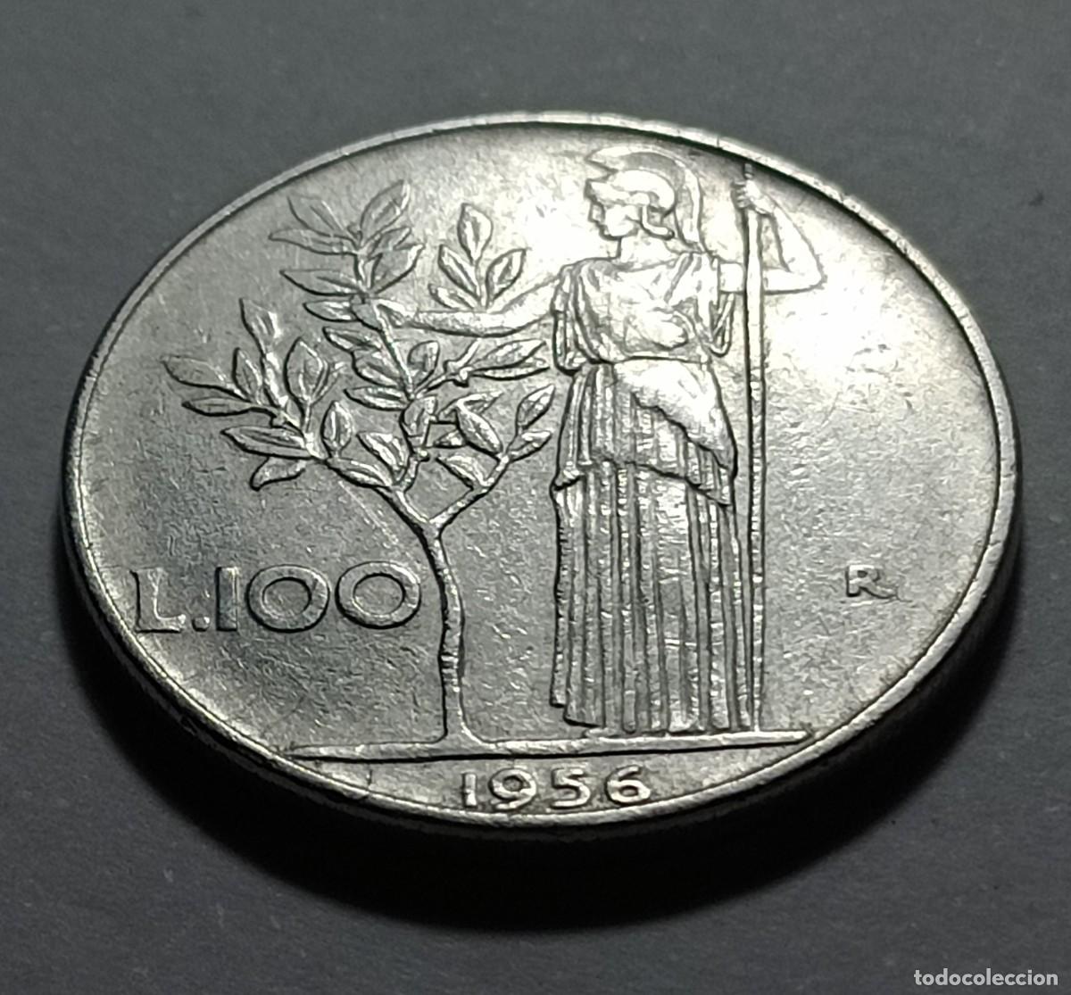 Monedas Franco: Moneda 100 liras 1956 - Foto 1