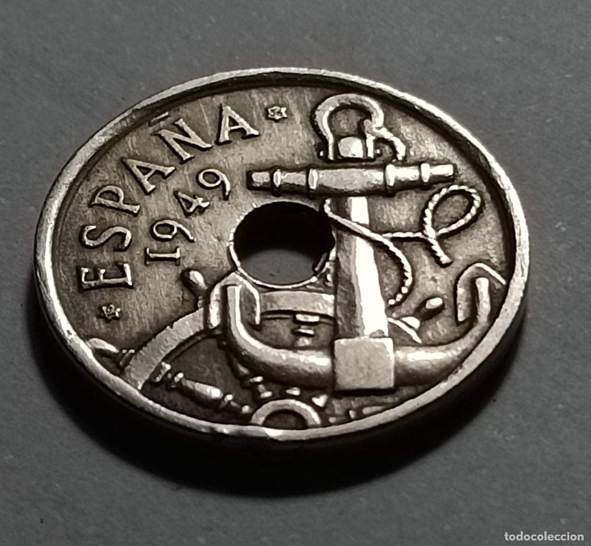 Monedas Franco: Moneda 50 centimos 1949 estrella 56 - Foto 1