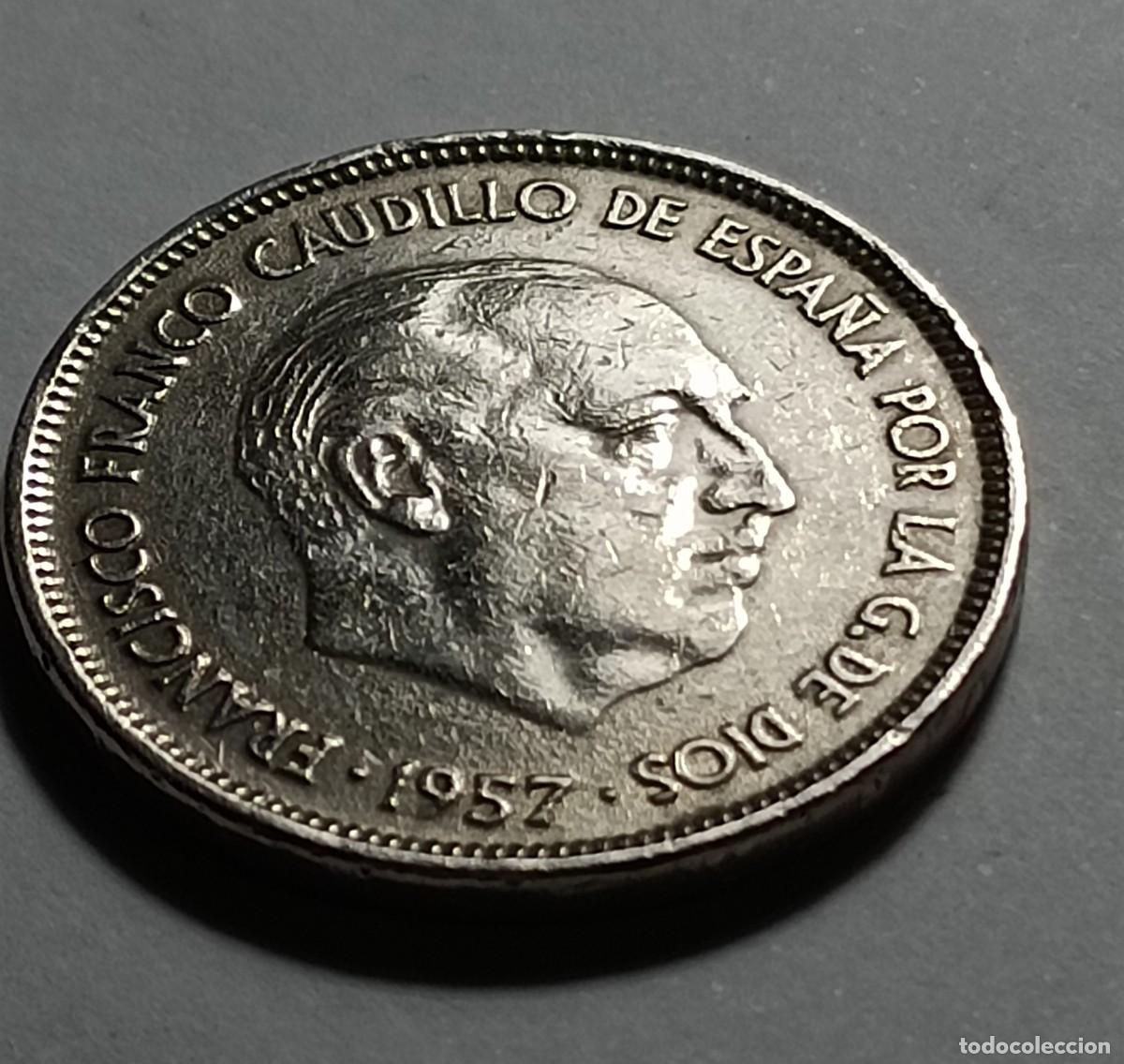 Monedas Franco: Moneda 25 pesetas 1957 - Foto 1
