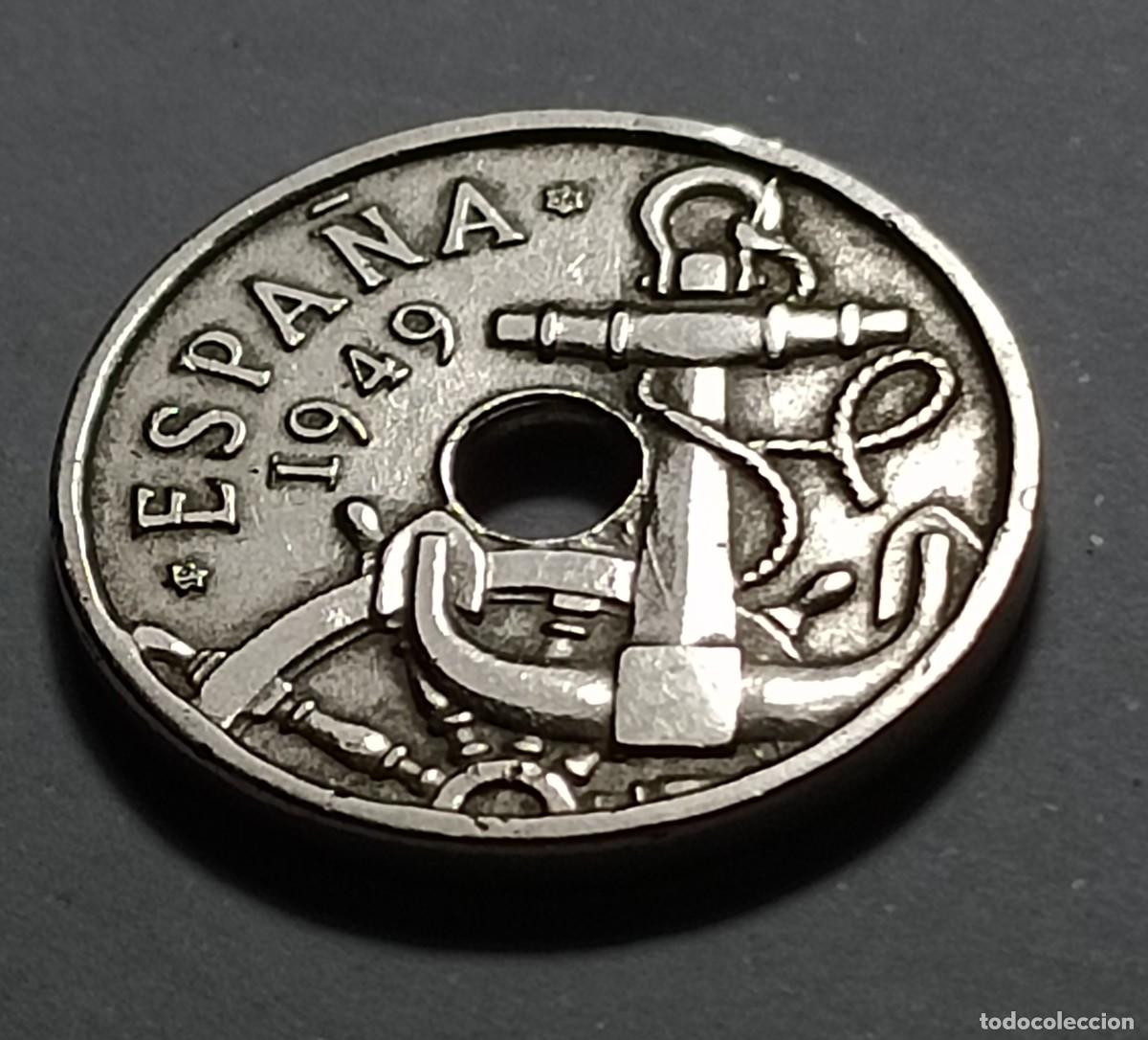 Monedas Franco: Moneda 50 centimos 1949 estrella 56 - Foto 1