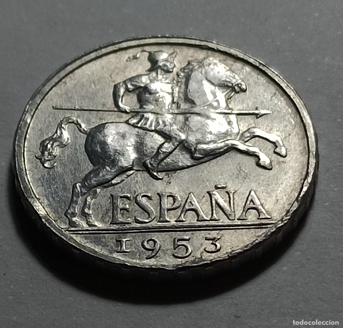 Monedas Franco: Moneda 10 centimos 1953 - Foto 1