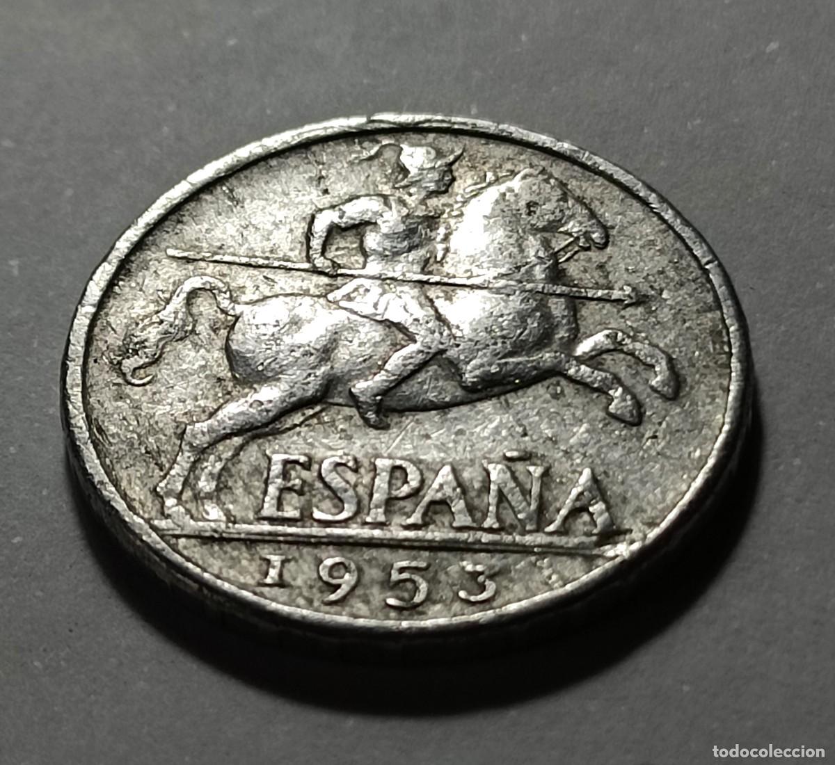 Monedas Franco: Moneda 10 centimos 1953 - Foto 1