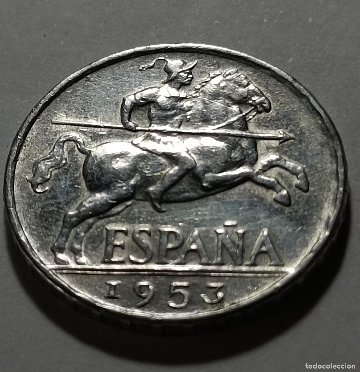 Monedas Franco: Moneda 10 centimos 1953 - Foto 1