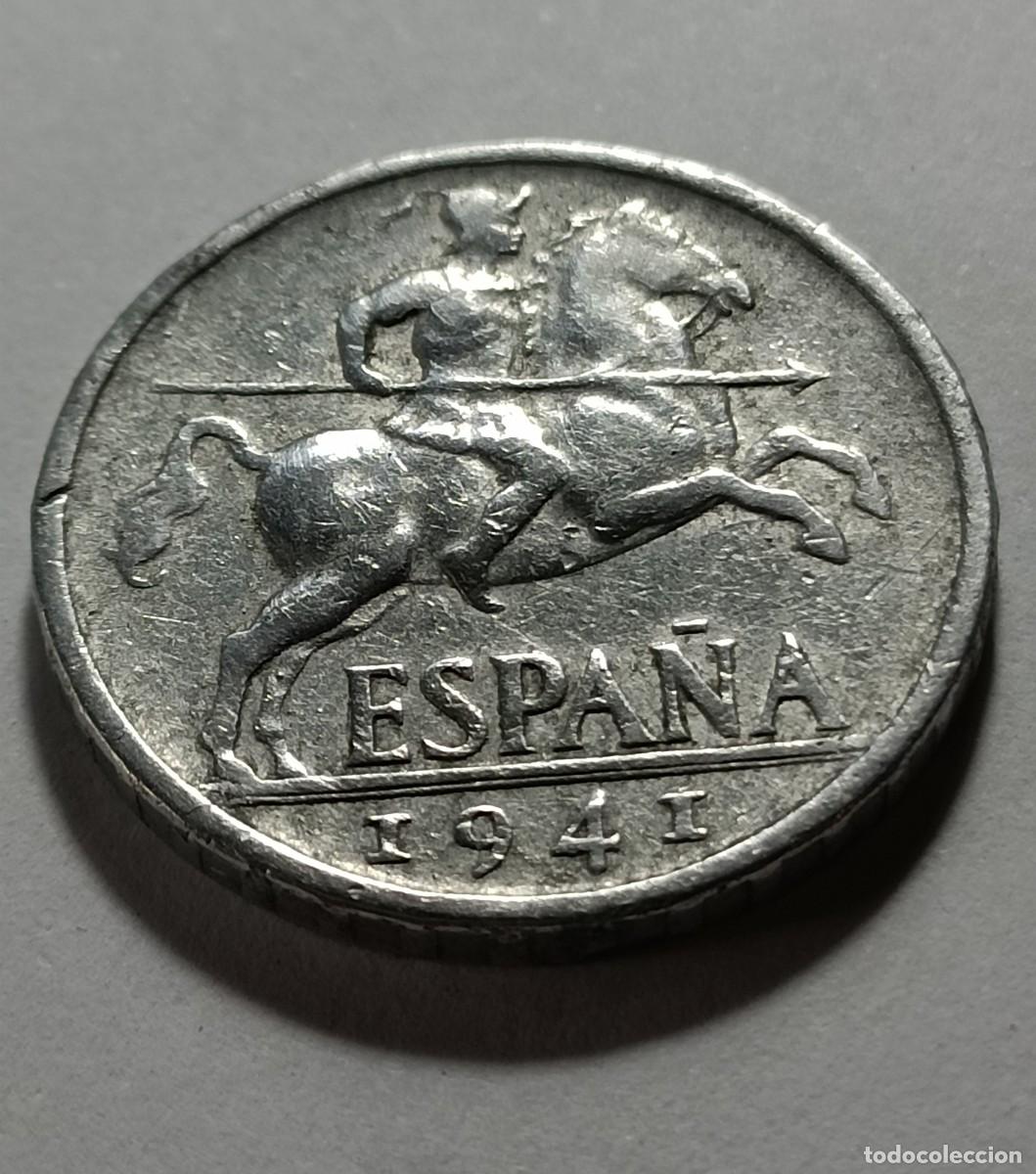 Monedas Franco: Moneda 10 centimos 1941 - Foto 1
