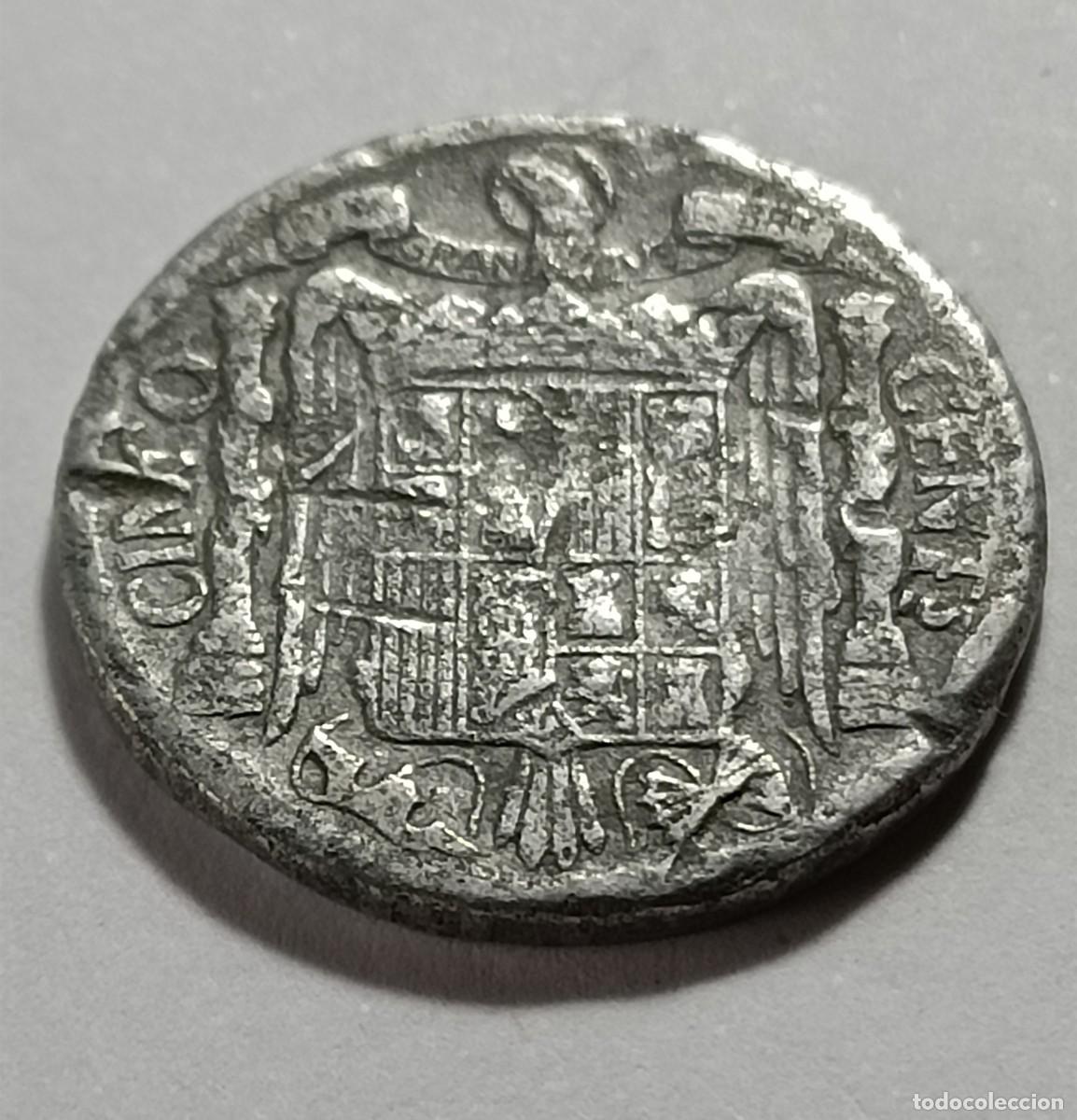 Monedas Franco: Moneda 5 centimos 1940 - Foto 2