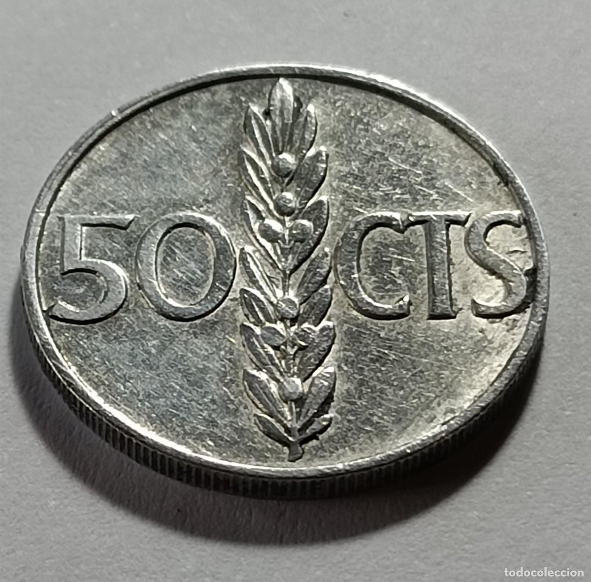Monedas Franco: Moneda 50 centimos 1966 estrella 67 - Foto 1