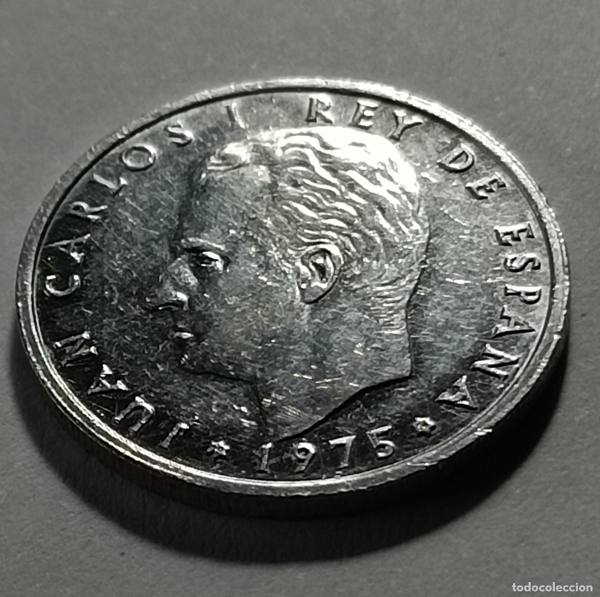 Monedas Franco: Moneda 50 centimos 1975 estrella 76 - Foto 2