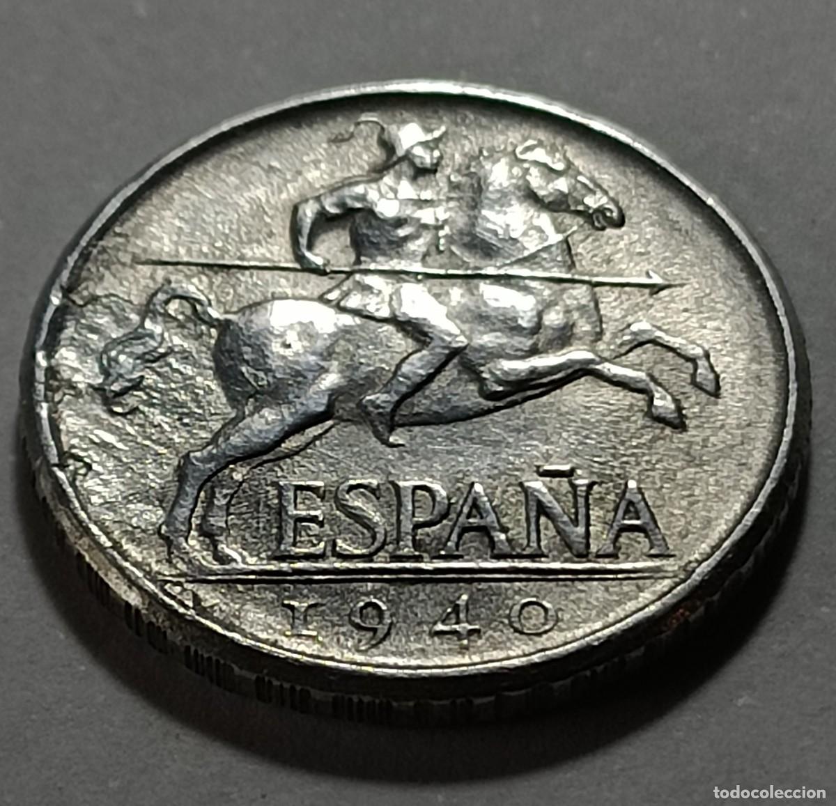 Monedas Franco: Moneda 5 centimos 1940 PLVS VLTRA - Foto 1