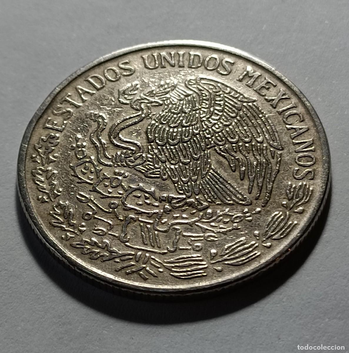 Monedas Franco: Moneda 1 peso 1971 mexico - Foto 2