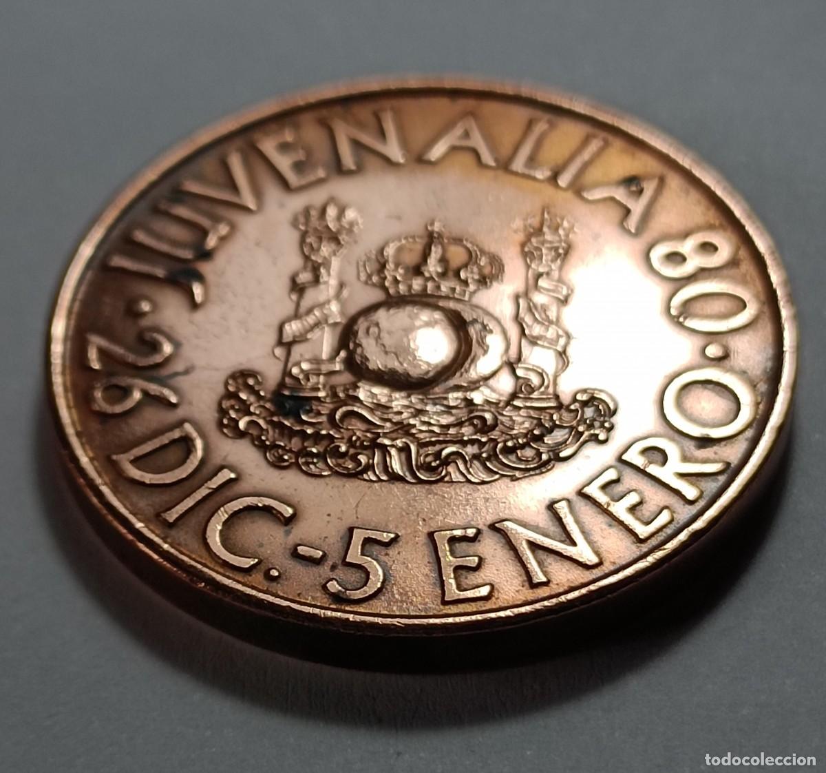 Monedas Franco: Moneda juvenalia 80 - Foto 2
