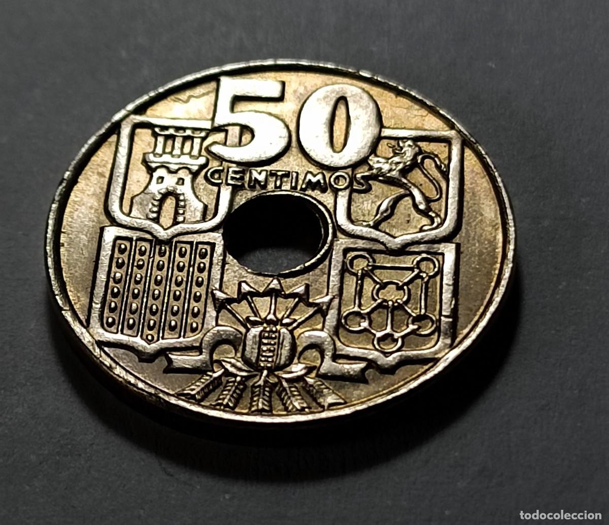 Monedas Franco: Moneda 50 centimos 1949 - Foto 1