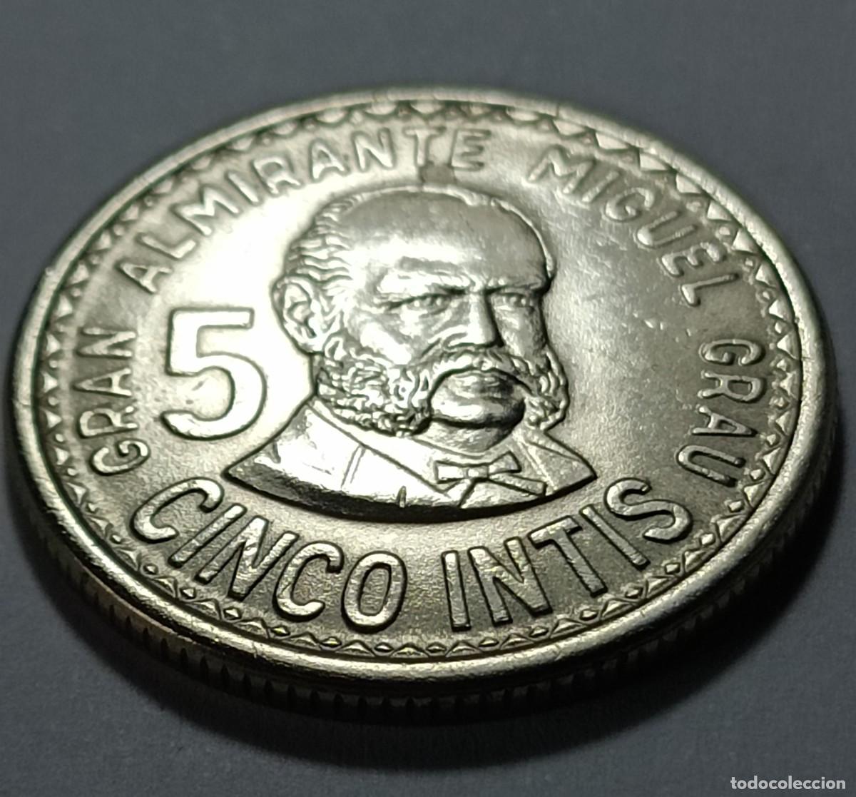 Monedas Franco: Moneda 5 intis 1987 - Foto 1