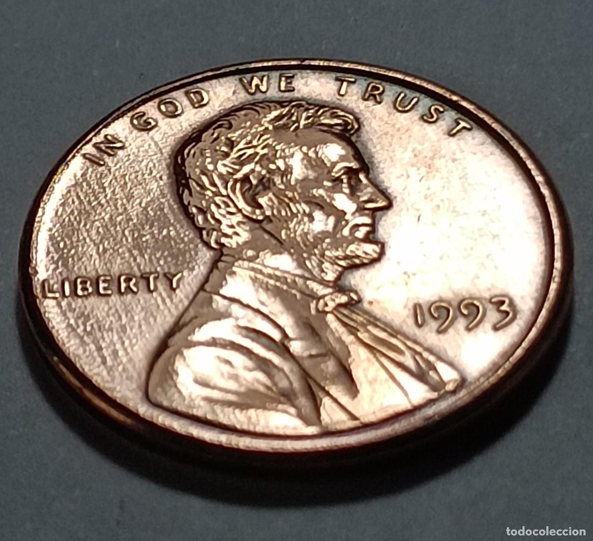 Monedas Franco: Moneda one cent 1993 - Foto 2