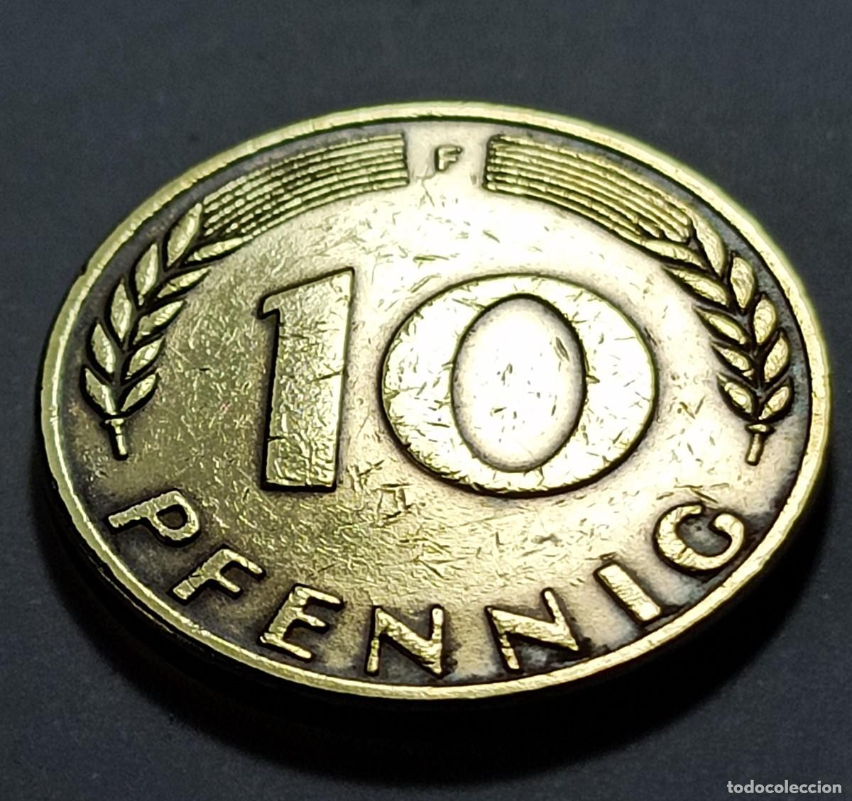 Monedas Franco: Moneda 10 pfennig 1969 - Foto 1