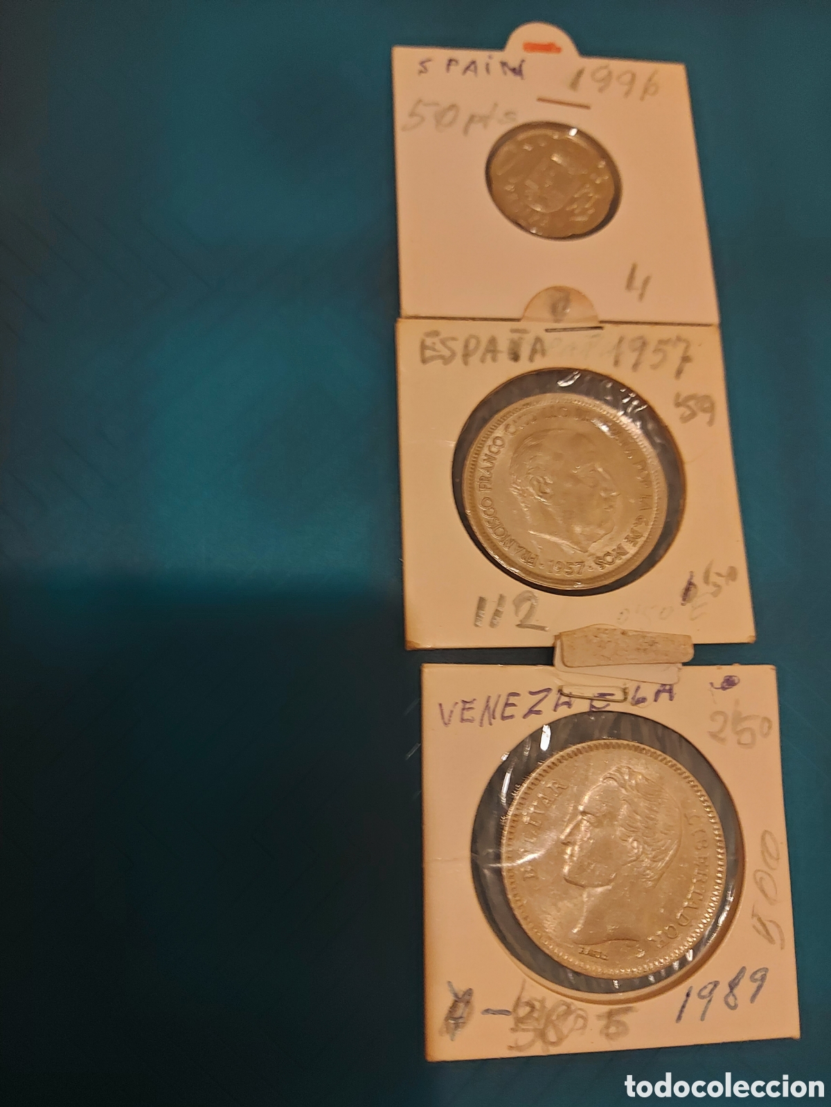 Monedas Franco: 3monedas Espa&ntilde;a - Foto 2