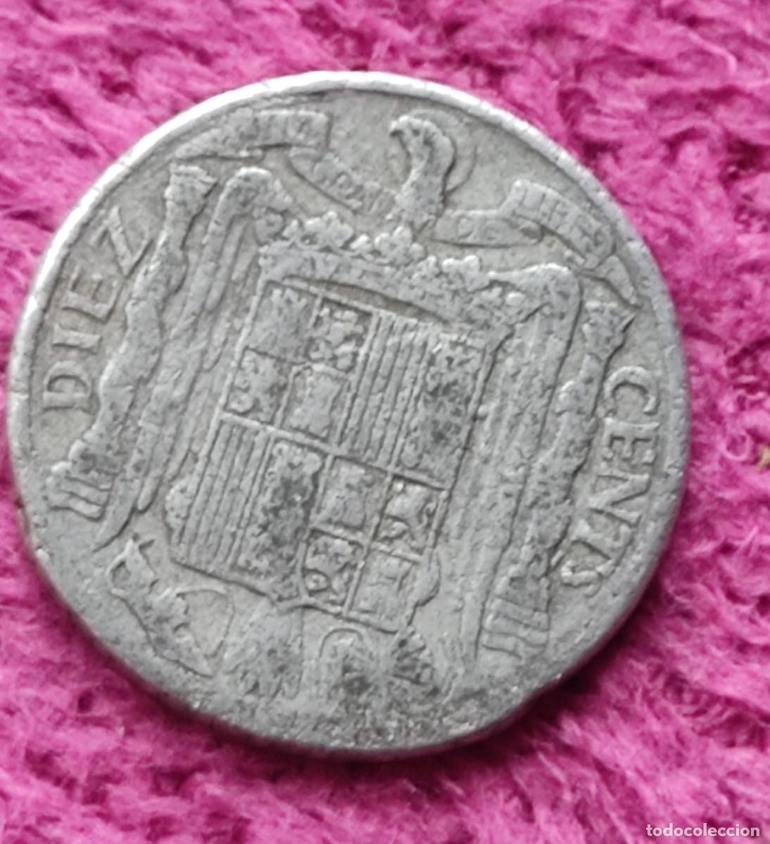 Monedas Franco: 5 c&eacute;ntimos 1945 - Foto 2