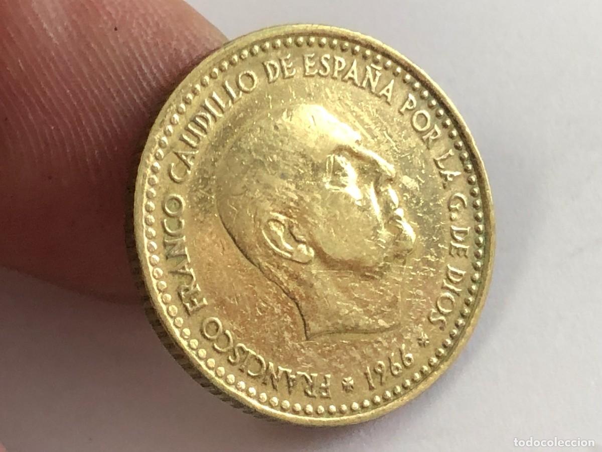 Monedas Franco: 1 PTA 1966 *71 GENERAL FRANCO &rdquo;&rdquo; - Foto 4