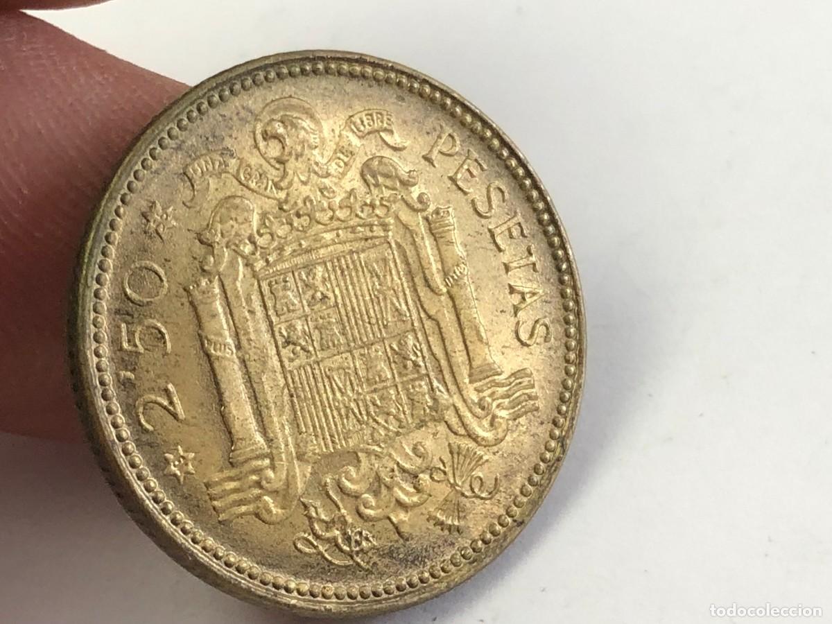 Monedas Franco: 2,5 pesetas 1953 *56 &rdquo;&rdquo; - Foto 2