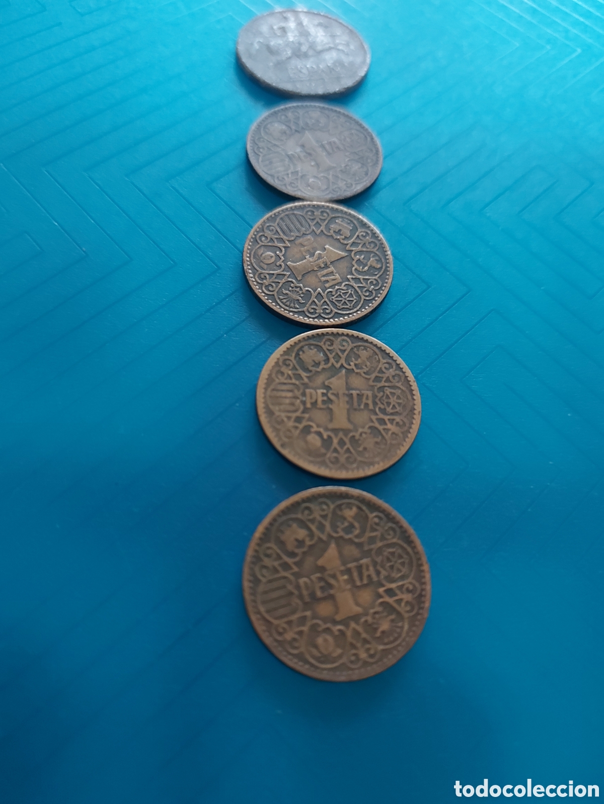 Monedas Franco: 5monedas antiguasSpain - Foto 1