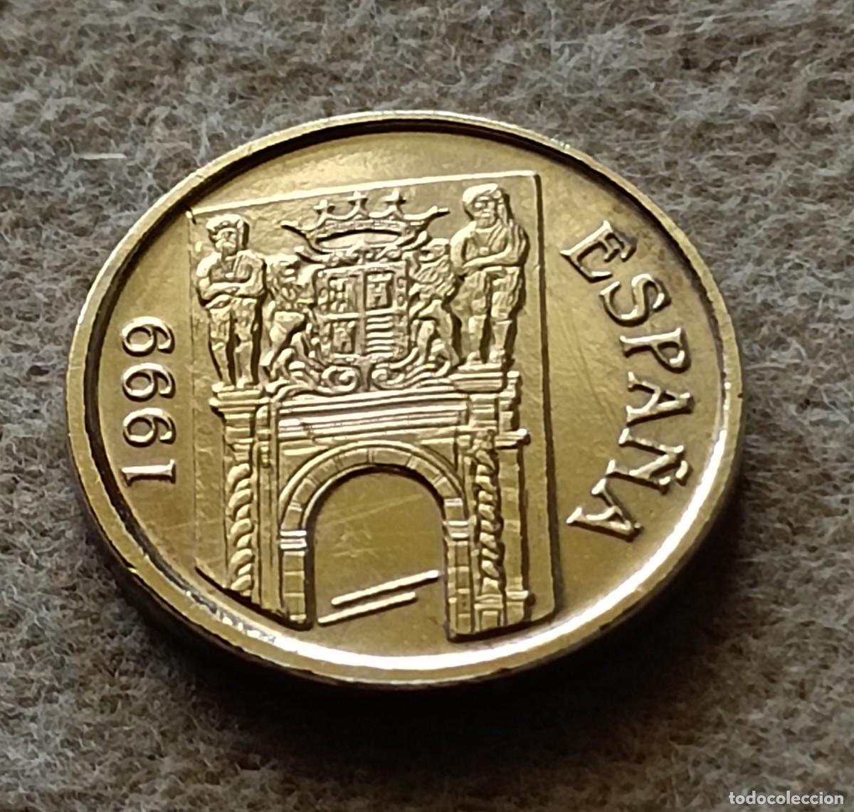 Monedas Franco: Moneda 5 pesetas 1999 murcia - Foto 2