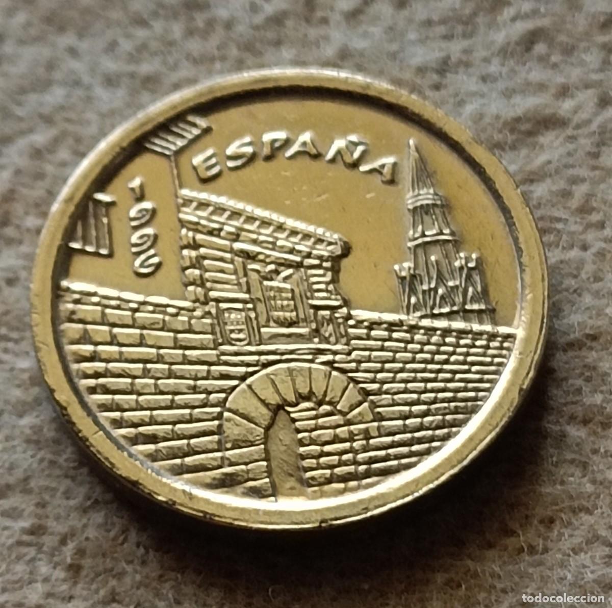Monedas Franco: Moneda 5 pesetas 1996 la rioja - Foto 1