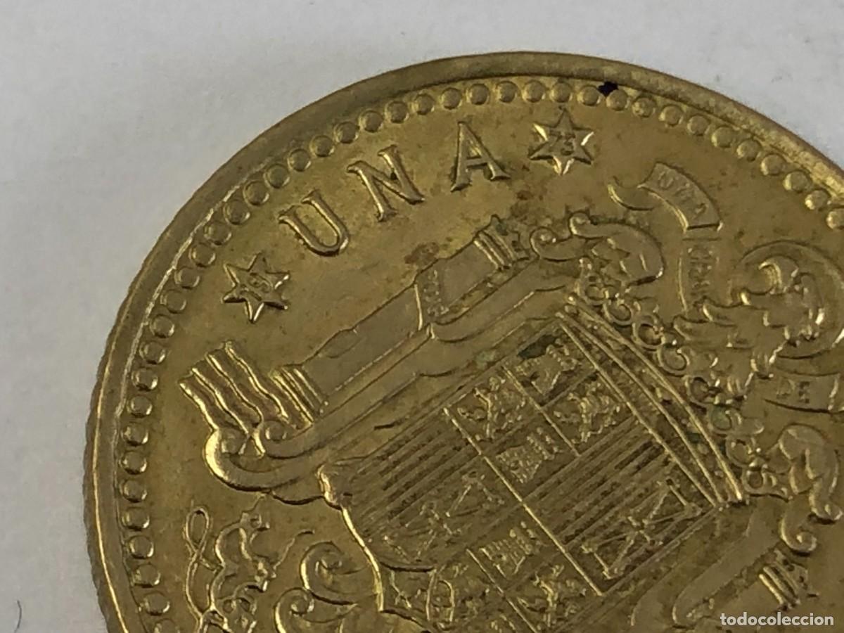 Monedas Franco: 1 PTA 1966 *75 GENERAL FRANCO &rdquo;&rdquo; - Foto 3