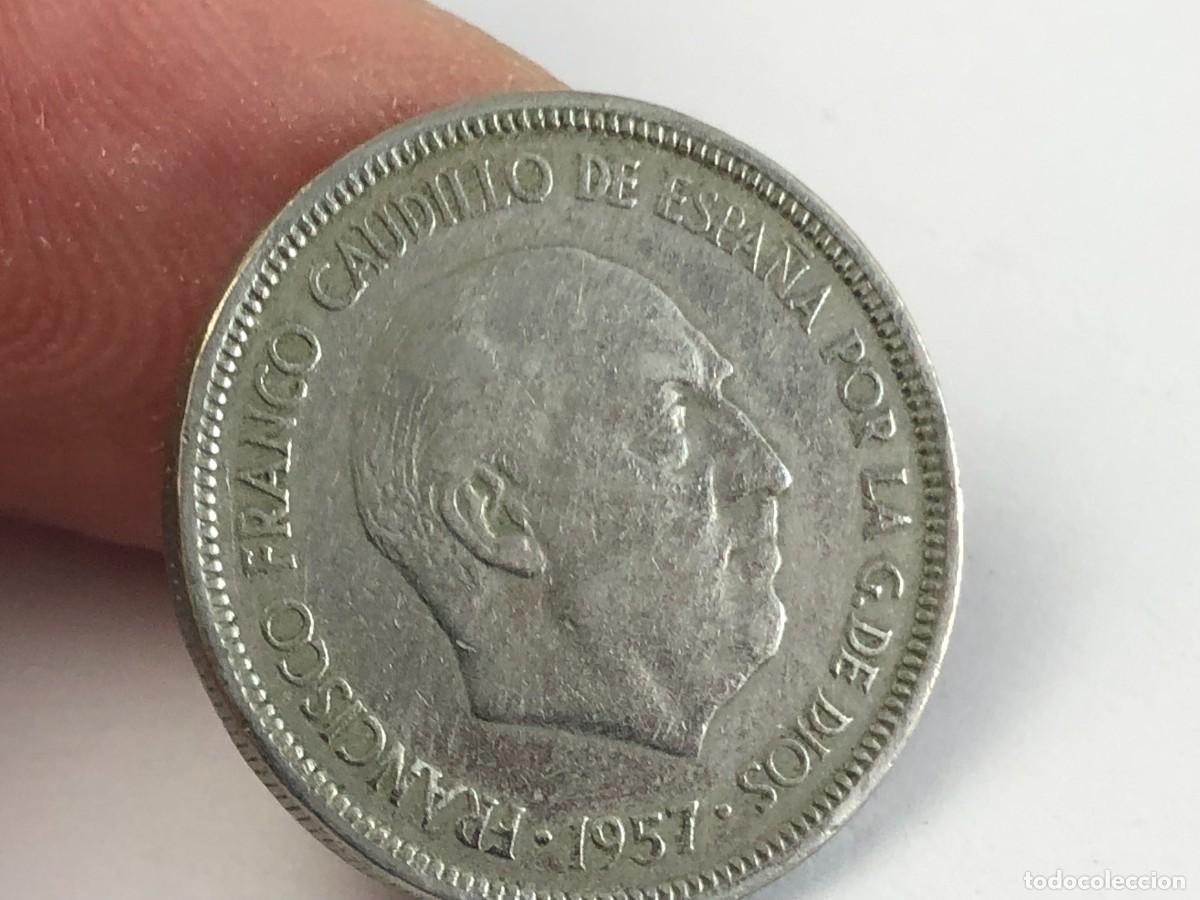 Monedas Franco: 5 PTA 1957 *65 FRANCO &rdquo;&rdquo; - Foto 1