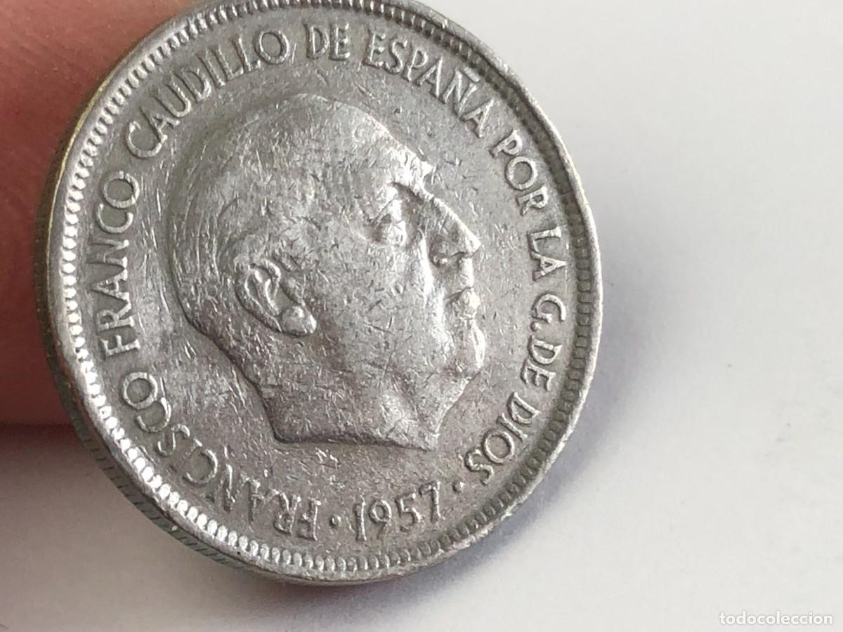 Monedas Franco: 5 PTA 1957 *68 FRANCO &rdquo;&rdquo; - Foto 1