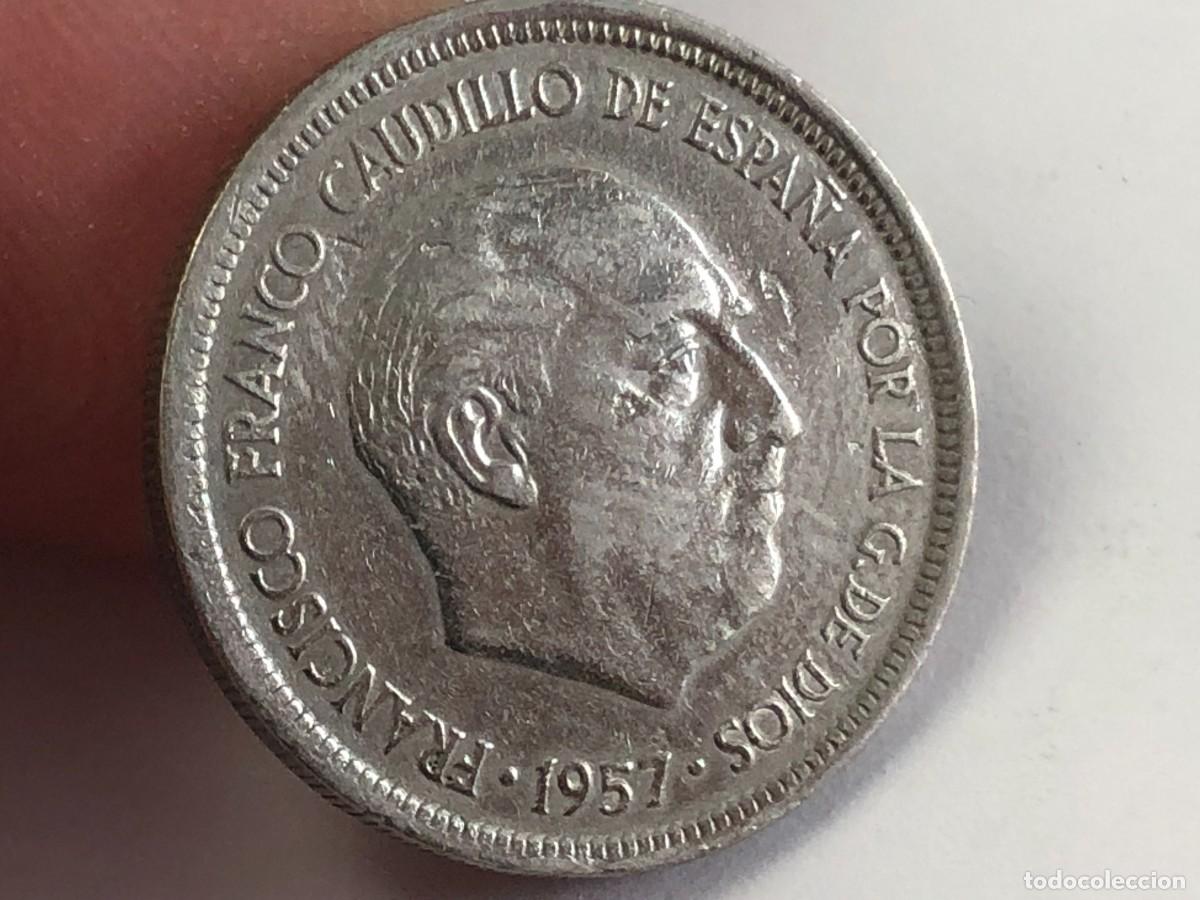 Monedas Franco: 5 PTA 1957 *69 FRANCO &rdquo;&rdquo; - Foto 1
